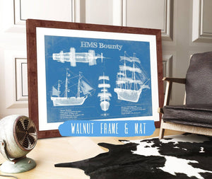 Cutler West HM Armed Vessel Bounty Blueprint Original Wall Art