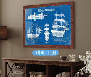Cutler West HM Armed Vessel Bounty Blueprint Original Wall Art