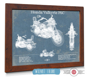 Cutler West Honda Valkyrie F6C Blueprint Motorcycle Patent Print