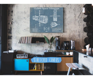 Cutler West Hubble Telescope Blueprint Wall Art