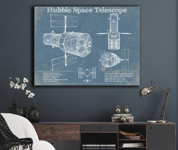 Cutler West Hubble Telescope Blueprint Wall Art