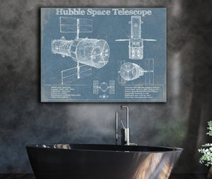 Cutler West Hubble Telescope Blueprint Wall Art