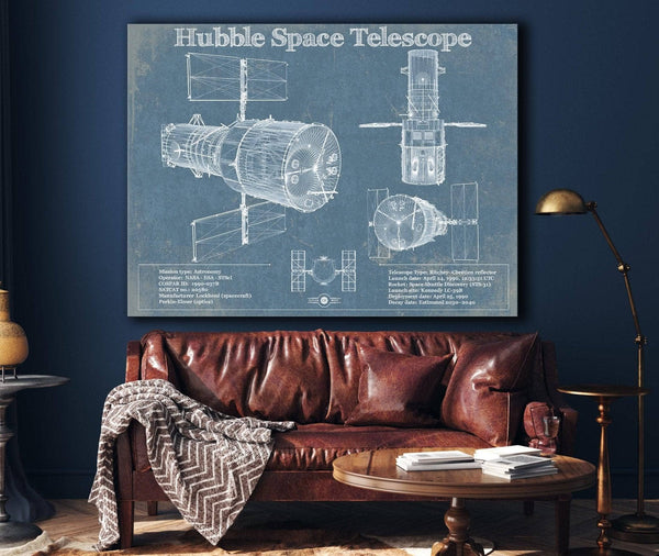 Cutler West Hubble Telescope Blueprint Wall Art