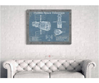 Cutler West SciFi, Fantasy, and Space Hubble Telescope Blueprint Wall Art