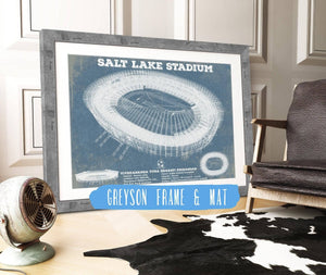 14" x 11" / Greyson Frame & Mat Cutler West India national football team - Salt Lake Stadium Soccer Print