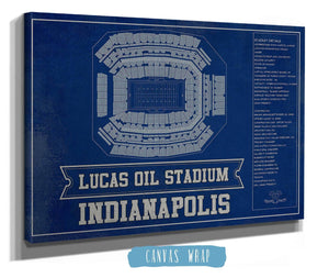 Cutler West Indianapolis Colts Lucas Oil Stadium Team Color - Vintage Football Print