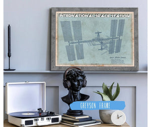 Cutler West International Space Station Vintage Space Exploration Art Print