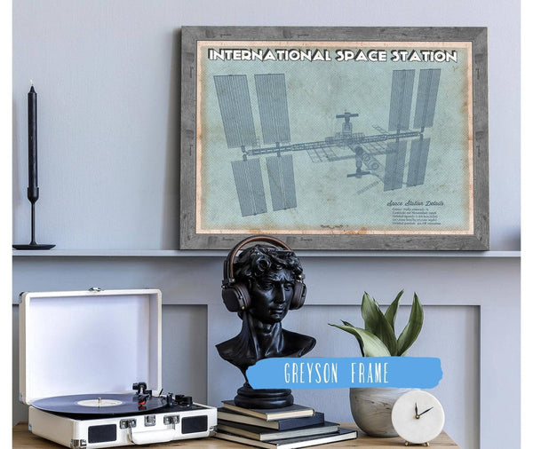 Cutler West International Space Station Vintage Space Exploration Art Print