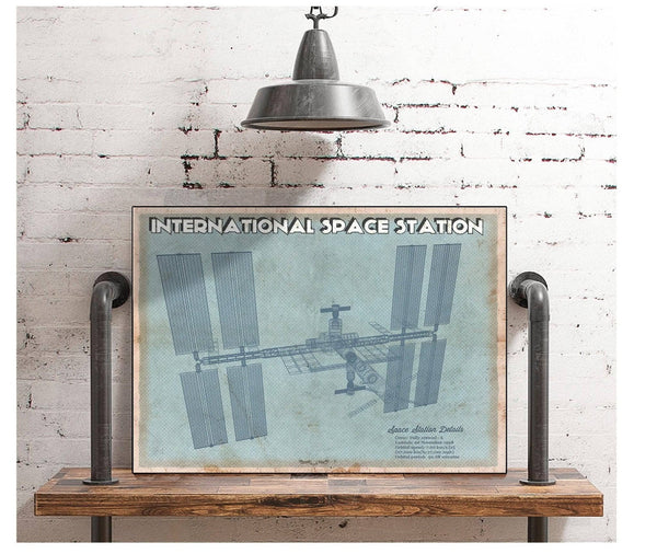 Cutler West International Space Station Vintage Space Exploration Art Print