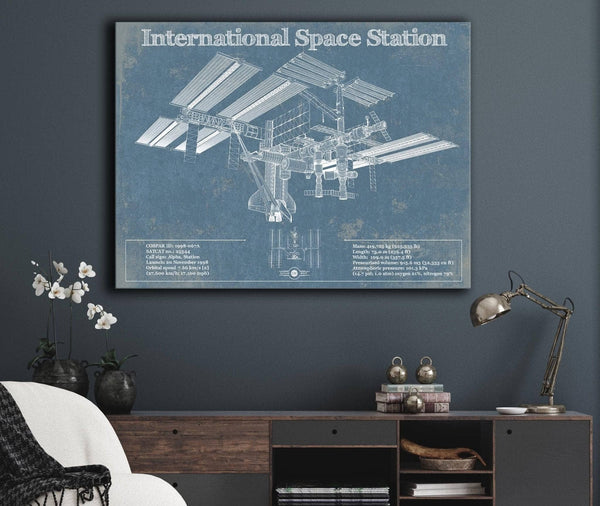 Cutler West International Space Station Vintage Space Exploration Print