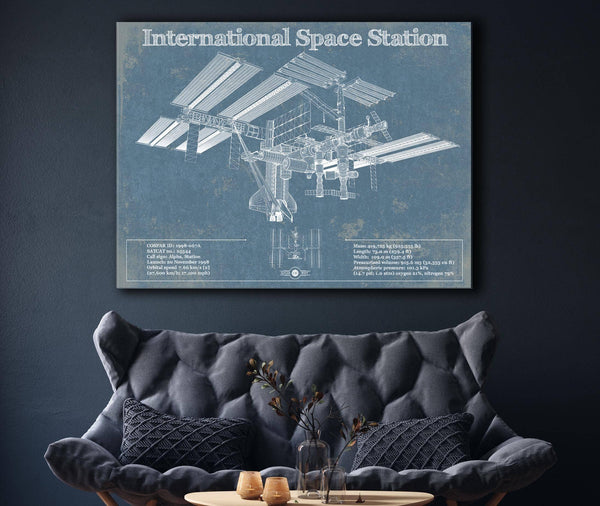 Cutler West International Space Station Vintage Space Exploration Print