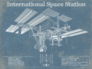 14" x 11" / Unframed Cutler West International Space Station Vintage Space Exploration Print