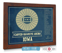 Cutler West Basketball Collection Carver–Hawkeye Arena Iowa Men's And Women's Basketball Vintage Print