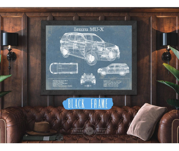 Cutler West Isuzu MU-X Vintage Blueprint Auto Print
