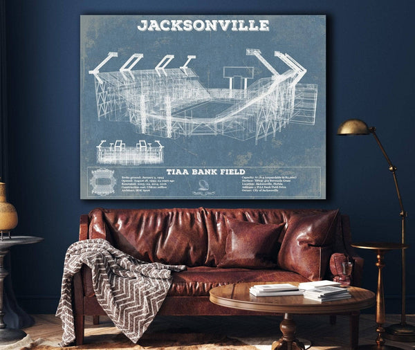 Cutler West Jacksonville Jaguars TIAA Bank Field  Vintage Football Print