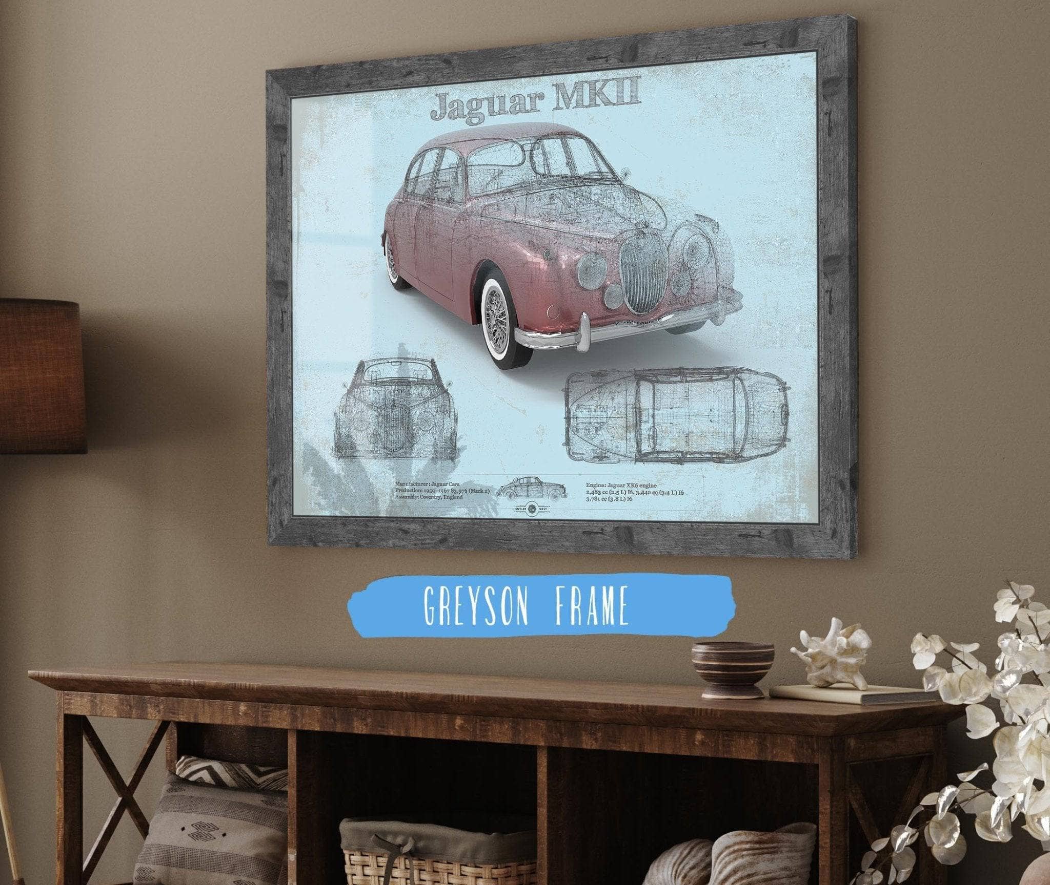 Jaguar Mark 2 MKII Blueprint | Cutler West