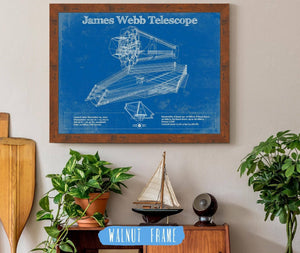 Cutler West James Webb Telescope Blueprint Wall Art