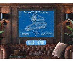 Cutler West James Webb Telescope Blueprint Wall Art