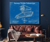 Cutler West SciFi, Fantasy, and Space James Webb Telescope Blueprint Wall Art