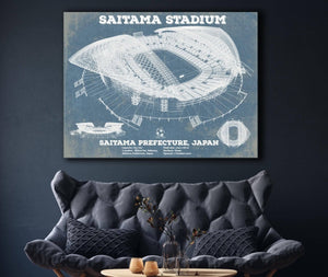 Cutler West Japan National Football Team Saitama Stadium Soccer Print