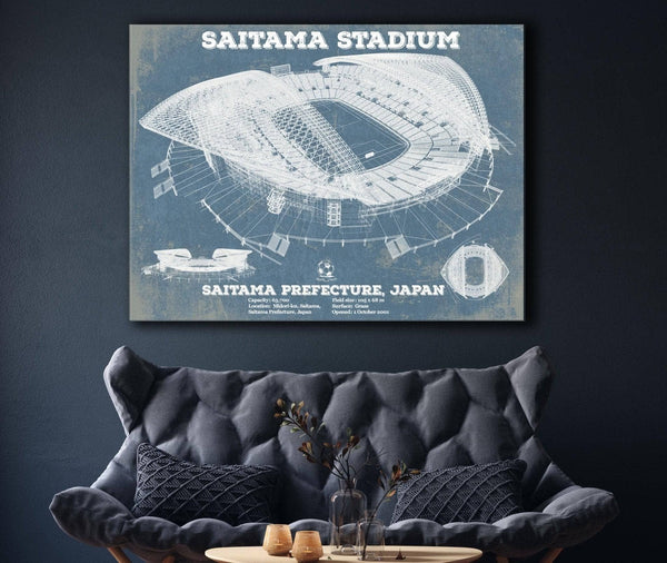 Cutler West Japan National Football Team Saitama Stadium Soccer Print