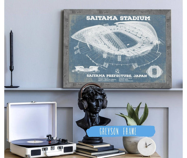 Cutler West Japan National Football Team Saitama Stadium Soccer Print