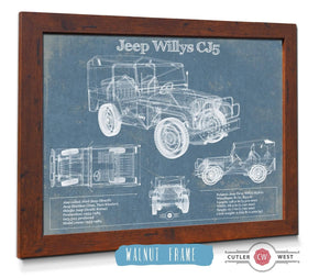Cutler West Jeep Willys CJ5 Army Truck Original Patent Print