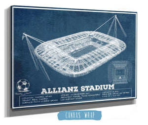 14" x 11" / Stretched Canvas Wrap Cutler West Juventus Football Club Allianz Stadium Stadium Soccer Print