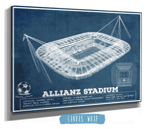 14" x 11" / Stretched Canvas Wrap Cutler West Juventus Football Club Allianz Stadium Stadium Soccer Print