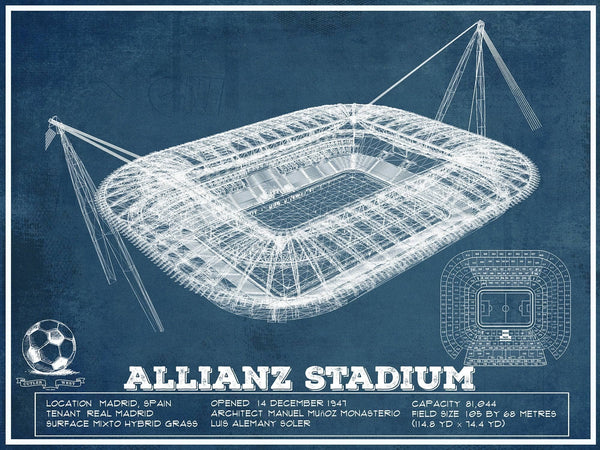 14" x 11" / Unframed Cutler West Juventus Football Club Allianz Stadium Stadium Soccer Print