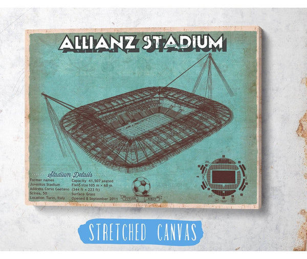 Cutler West Juventus Football Club Allianz Stadium Stadium Soccer Team Color Print