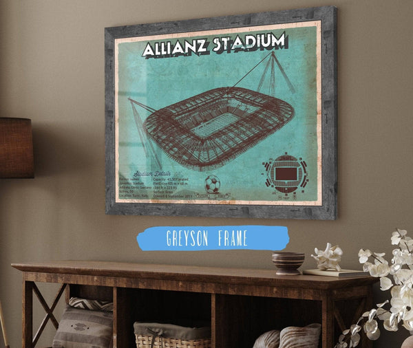Cutler West Juventus Football Club Allianz Stadium Stadium Soccer Team Color Print