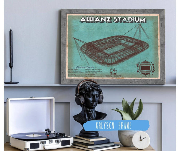 Cutler West Juventus Football Club Allianz Stadium Stadium Soccer Team Color Print
