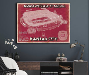 Cutler West Kansas City Chiefs Arrowhead Stadium Vintage Football Print