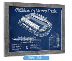 Cutler West Kansas City Children's Mercy Park Vintage Soccer MLS Print