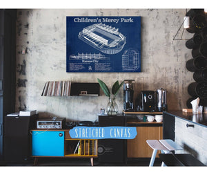 Cutler West Kansas City Children's Mercy Park Vintage Soccer MLS Print