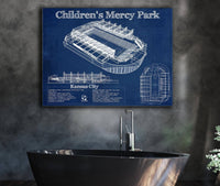 Cutler West Kansas City Children's Mercy Park Vintage Soccer MLS Print