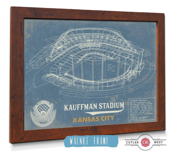 Cutler West Kansas City Royals Kauffman Stadium Vintage Baseball Print