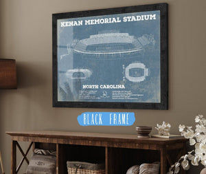 Cutler West Kenan Memorial Stadium North Carolina Tar Heels Vintage Art Print