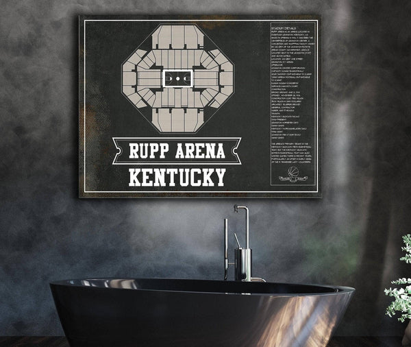 Cutler West Kentucky Wildcats Rupp Arena Black And White