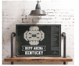 Cutler West Kentucky Wildcats Rupp Arena Black And White