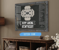 Cutler West Basketball Collection Kentucky Wildcats Rupp Arena Black And White