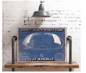 Cutler West LAFC Vintage Banc of California Stadium MLS Soccer Print