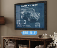 Cutler West Land Rover Collection 14" x 11" / Black Frame Land Rover 109 Vintage Blueprint Auto Print 833110132_65501