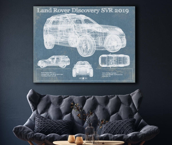 Cutler West Land Rover Defender SVX Blueprint Vintage Auto Patent Print