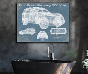 Cutler West Land Rover Defender SVX Blueprint Vintage Auto Patent Print