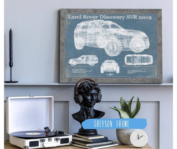 Cutler West Land Rover Defender SVX Blueprint Vintage Auto Patent Print