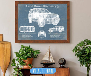 Cutler West Land Rover Discovery 3 Blueprint Vintage Auto Patent Print