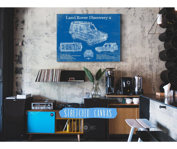 Cutler West Land Rover Discovery Series 2 Blueprint Vintage Auto Patent Print