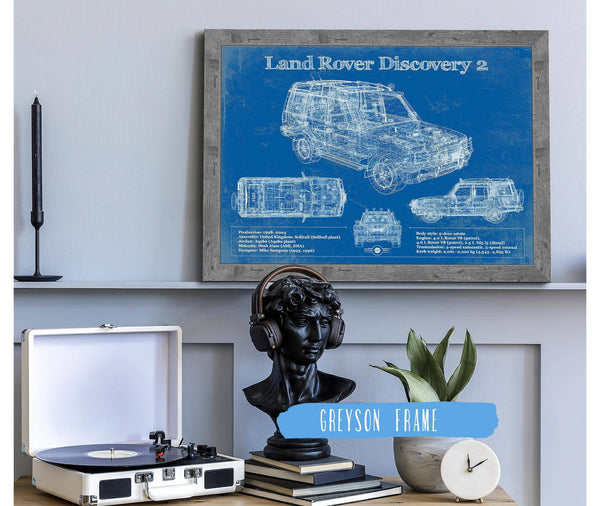 Cutler West Land Rover Discovery Series 2 Blueprint Vintage Auto Patent Print